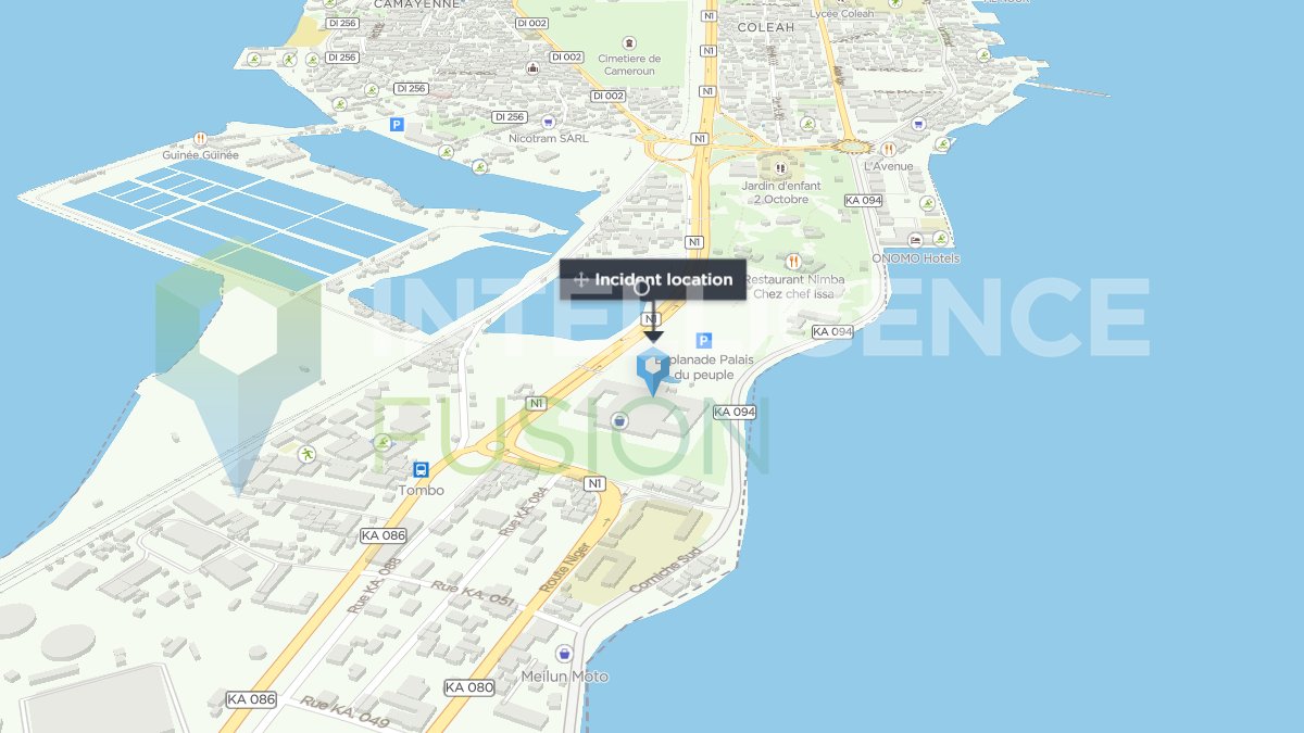 🇬🇳: Colonel Doumbouya orders lifting of curfew in #mining areas in #Guinea.

- Mining companies to continue their activities and signed contracts will be complied with.
- #Maritime borders reopened to allow operations to resume.

Map via <a href="/IntellFusion/">Intelligence Fusion</a>: intelligencefusion.co.uk