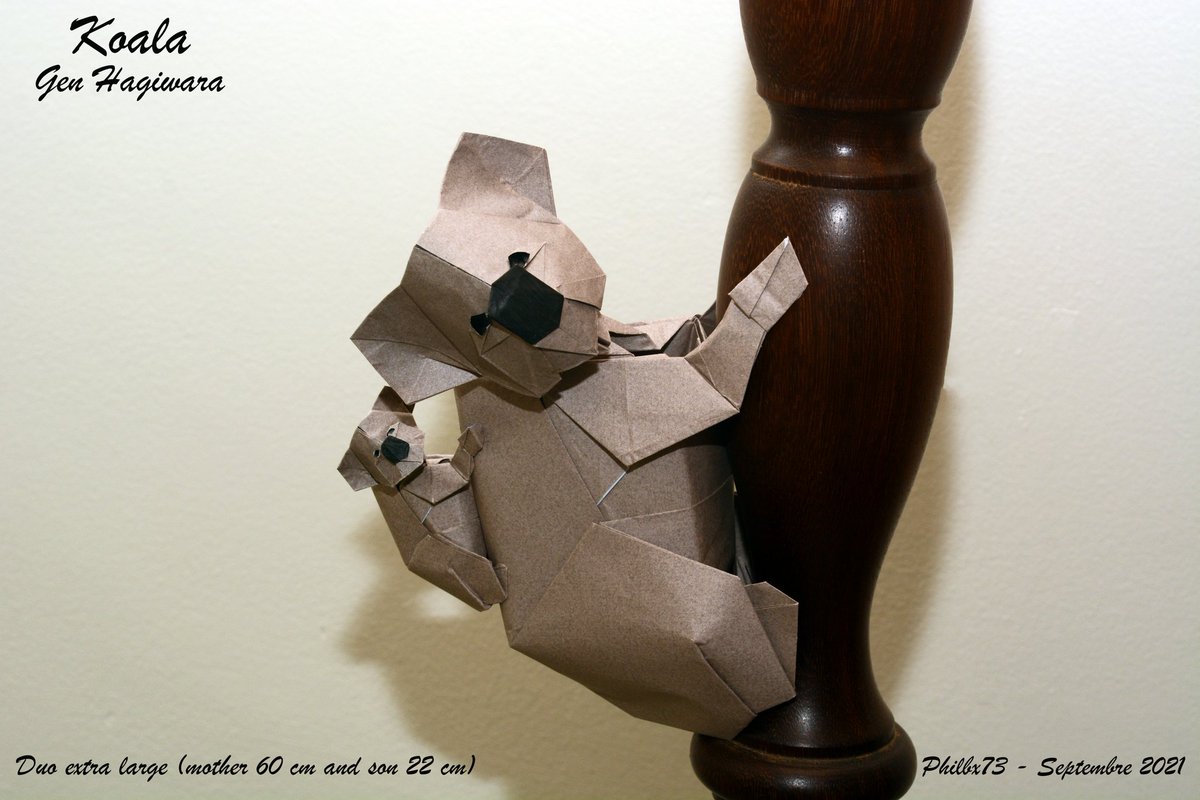 Koala de <a href="/gen_h/">げん(Gen Hagiwara) | 萩原元 折り紙作品集発売中</a>