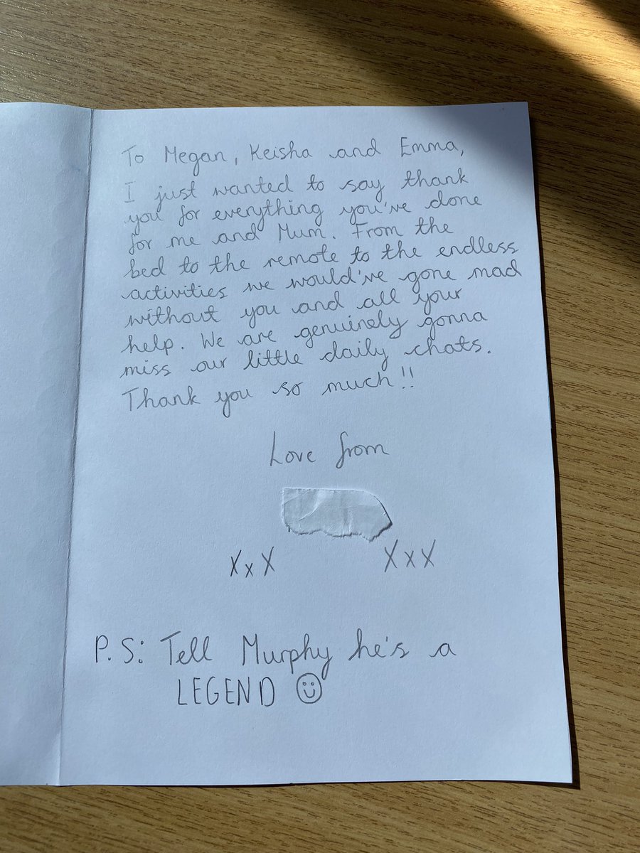 Our play team has done a fantastic job with our adolescent patients @NorthMidNHS the gratitude is just amazing. <a href="/meganda48344610/">Megan Marina Davidson</a> <a href="/Keshia95950563/">Keshia</a> <a href="/datt_colette/">Colette Datt 🌈💙MBE RGN RNC BSC MSC</a> <a href="/ClareOl00782662/">Clare Oliver</a> <a href="/ShereenNimmo/">Shereen 💙</a>