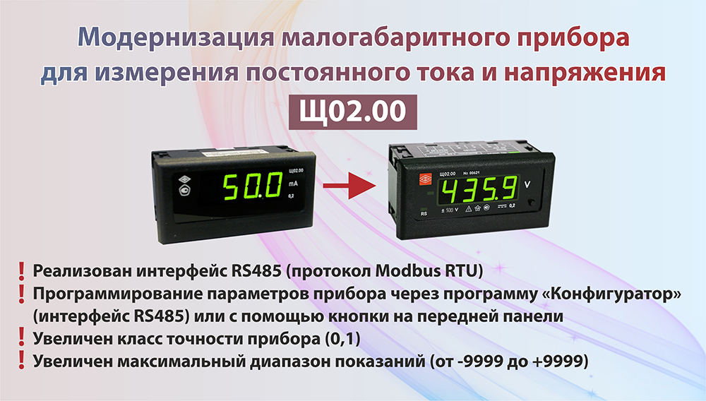 Проведена модернизация малогабаритного прибора для измерения постоянного тока и напряжения Щ02.00! elpribor.ru/about/publicat…