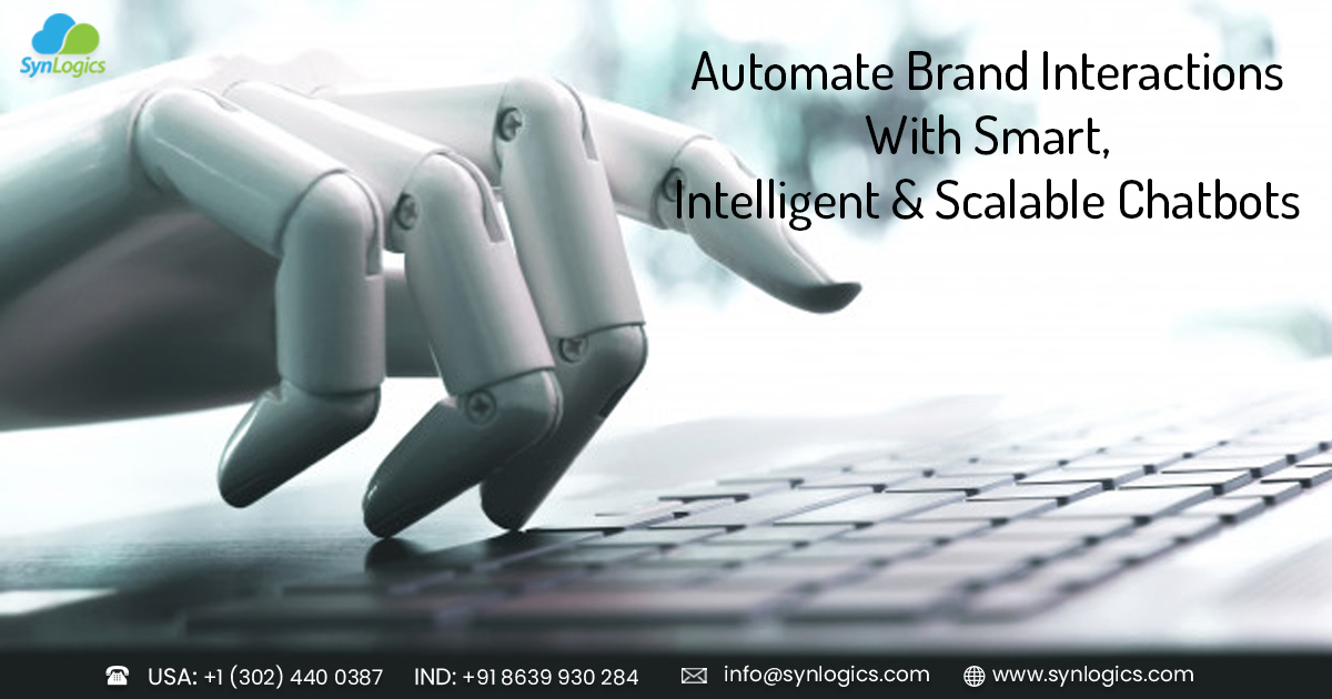 synlogics_Inc's tweet image. Develop chatbots with #SynLogics, that are trained as per specific industries and domains such as healthcare, e-commerce, online food ordering, delivery, customer support, banking &amp;amp; insurance, etc.

Connect with our team at info@synlogics.com for Chatbot Solutions