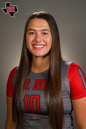 SRSU_Volleyball's tweet photo. This morning let’s meet Freshman #10 Taryn Griner!
•Her fav food is lasagna 
•Fav song is Wonder by Shawn Mendes
•Her fav movie are the Marvel movies
•She attended Monahans High School
•From Monahans, TX https://t.co/6Me5PnSQK7