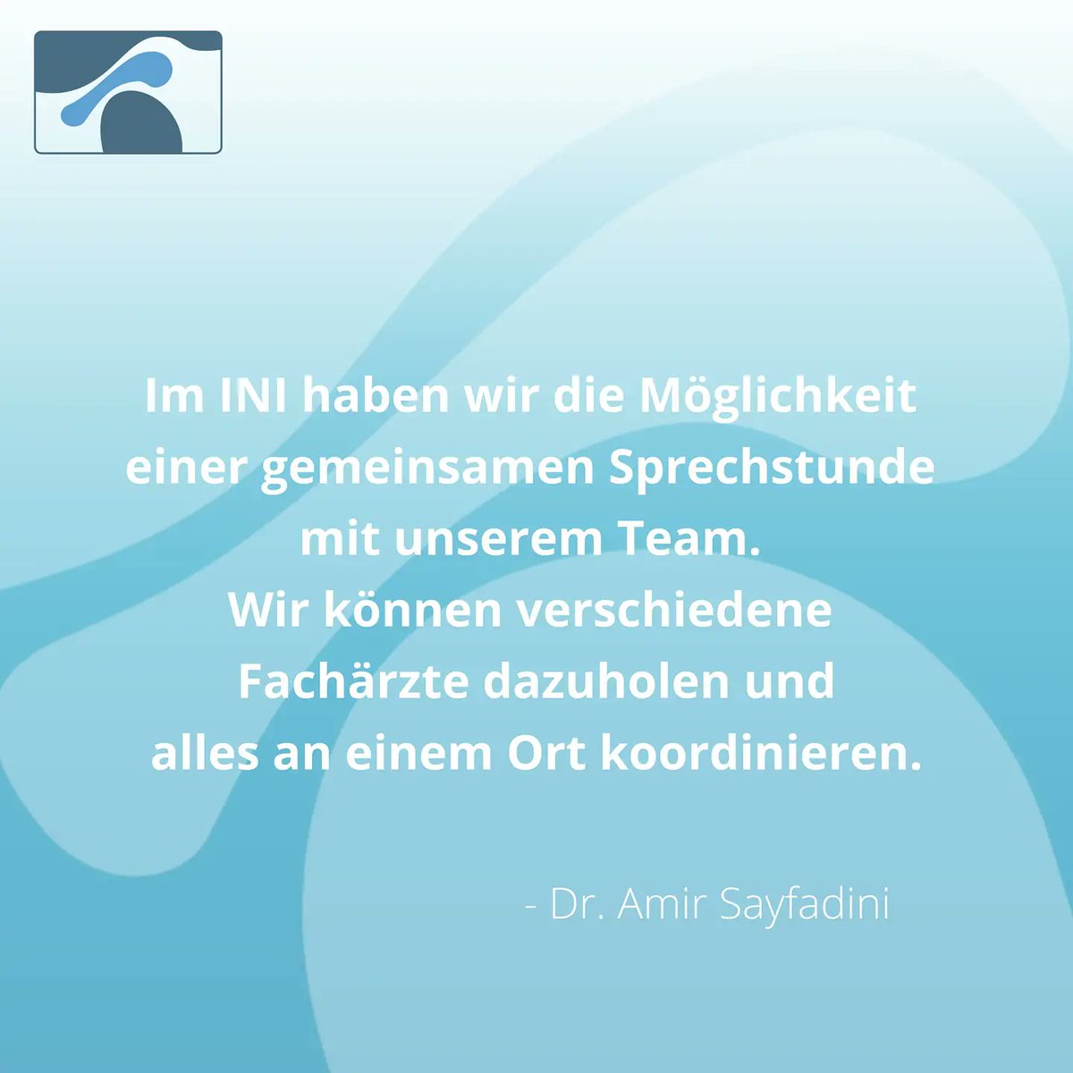 amir_cmd's tweet photo. Gemeinsam stärker! Mit dem International Neuroscience Institute Hannover (INI) im Rücken haben wir als Praxis viele Vorteile für unsere Patienten zu bieten. So können wir uns immer auf ein breites Behandler-Netzwerk sowie Fachkenntnisse und Ratschläge anderer Experten verlassen! https://t.co/wAhO5Hn4Yc