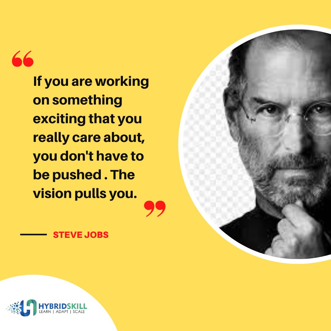 HybridSkill's tweet photo. Make your vision so clear that your fears become irrelevant...
#HybridSkill #LearnAdaptScale #mondaymotivation #passionate #vision #hardwork #dedication https://t.co/bX82YZcRPU
