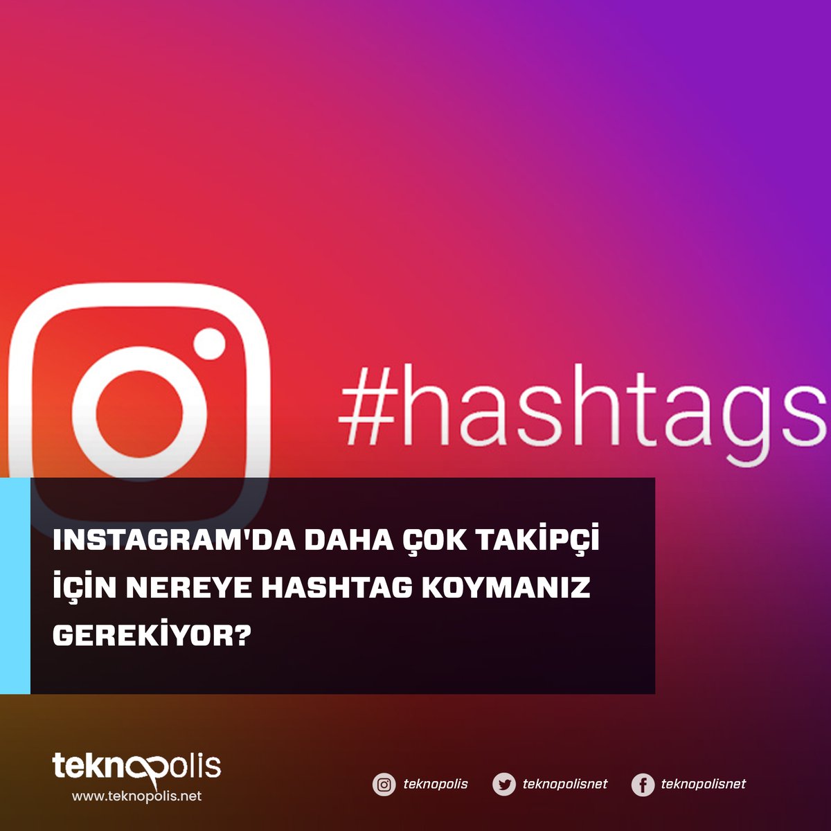 teknopolisnet's tweet photo. Instagram'da fenomen olmak daha fazla takipçi ve beğeniye ulaşmak isteyen kullanıcılara ipucu niteliğinde videolar paylaştı. Platform tarafından yaptığı açıklamada platformdaki hashtagları paylaşımın başlığında kullanmak, potansiyel kullanıcılara ulaşma ihtimalini artırıyor. https://t.co/5ATHLtOceY