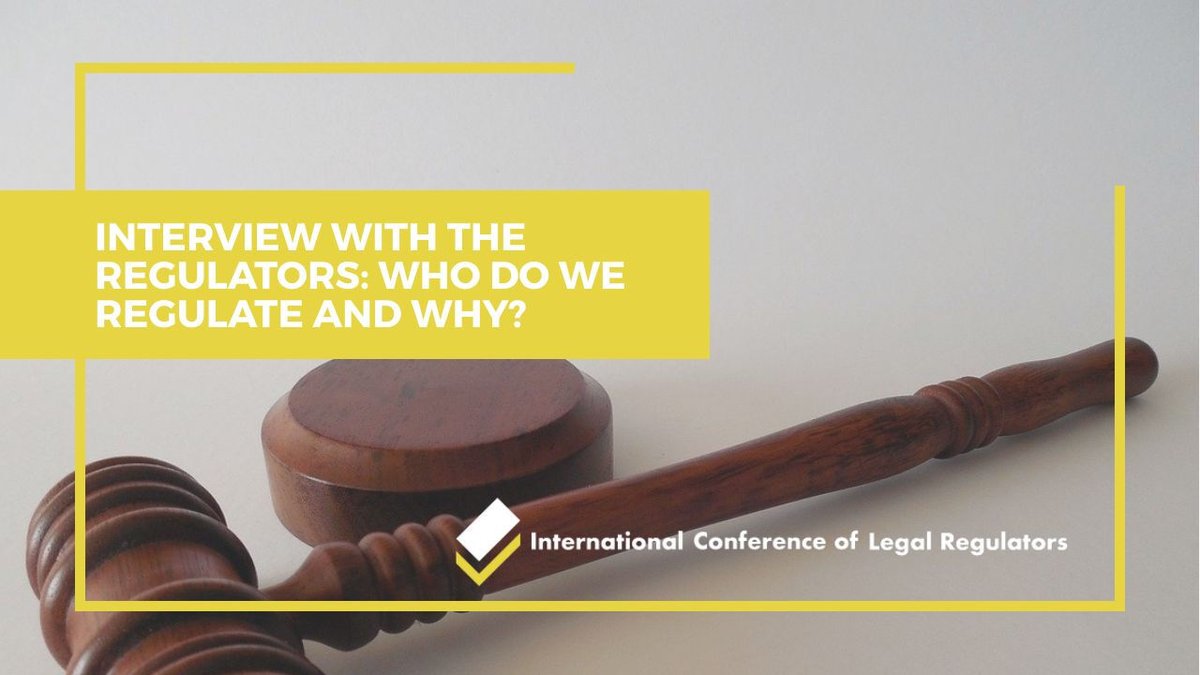 How we can be sure that we are regulating the right people? Find out in the "Interview With the Regulators: Who Do We Regulate and Why?"session moderated by Patricia Schwartz, on Sept 29. #ICLR2021 #law #regulation