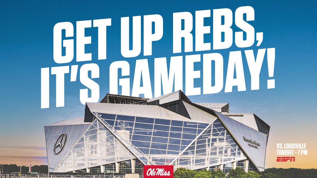 OleMissFB's tweet image. The day we've all been waiting for...

𝙄𝙏'𝙎 𝙂𝘼𝙈𝙀𝘿𝘼𝙔!