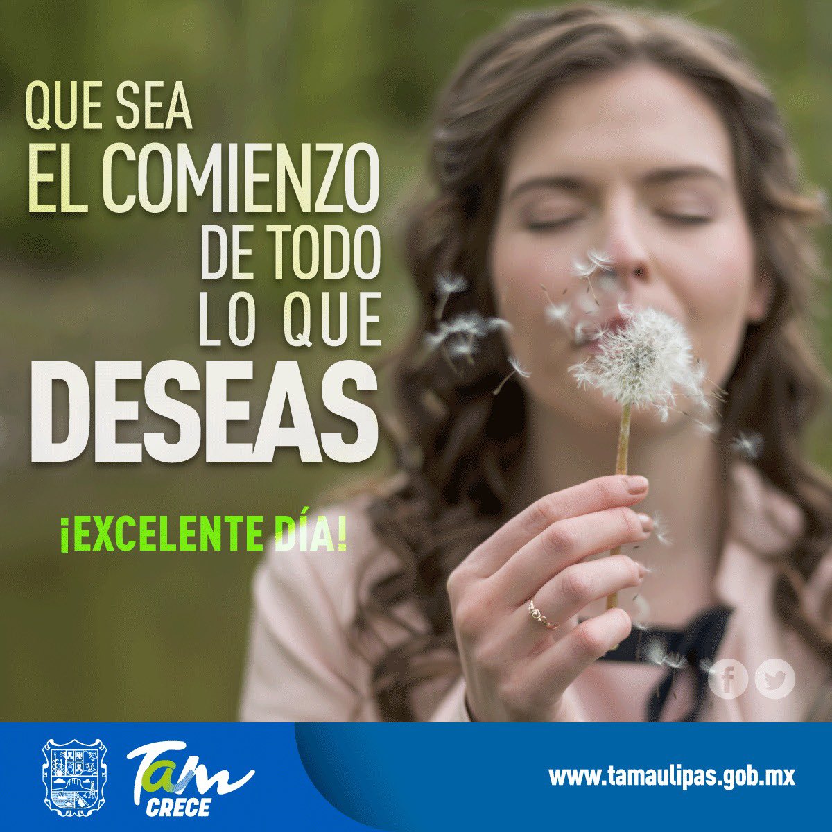 ☀️🤩 | Que sea una 𝘀𝗲𝗺𝗮𝗻𝗮 𝗲𝘀𝘁𝗲𝗹𝗮𝗿, llena de energía 𝗽𝗼𝘀𝗶𝘁𝗶𝘃𝗮, de toda la 𝗳𝗲𝗹𝗶𝗰𝗶𝗱𝗮𝗱 y de la mejor 𝗮𝗰𝘁𝗶𝘁𝘂𝗱. 

Sigamos trabajando sin descanso buscando cumplir 𝗻𝘂𝗲𝘀𝘁𝗿𝗼𝘀 sueños.

¡#ExcelenteLunes! ✌️😎

#TamCrece 𝗖𝗘𝗔𝗕𝗘𝗽𝗼𝗿𝗧𝗶