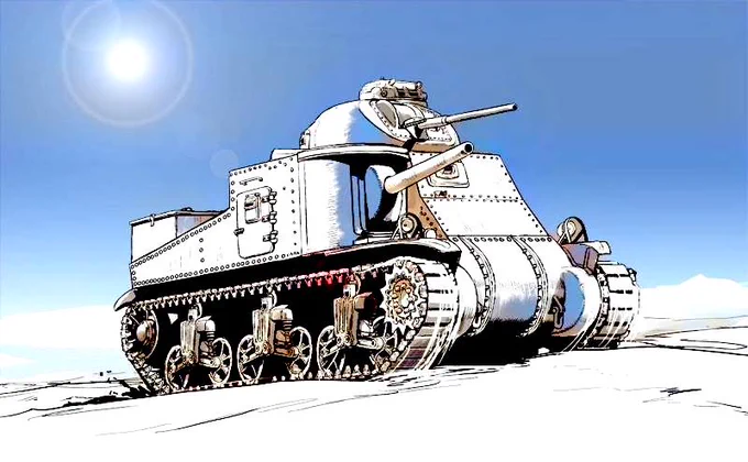 サハラ戦車隊 M3中戦車がめちゃかっこいい 