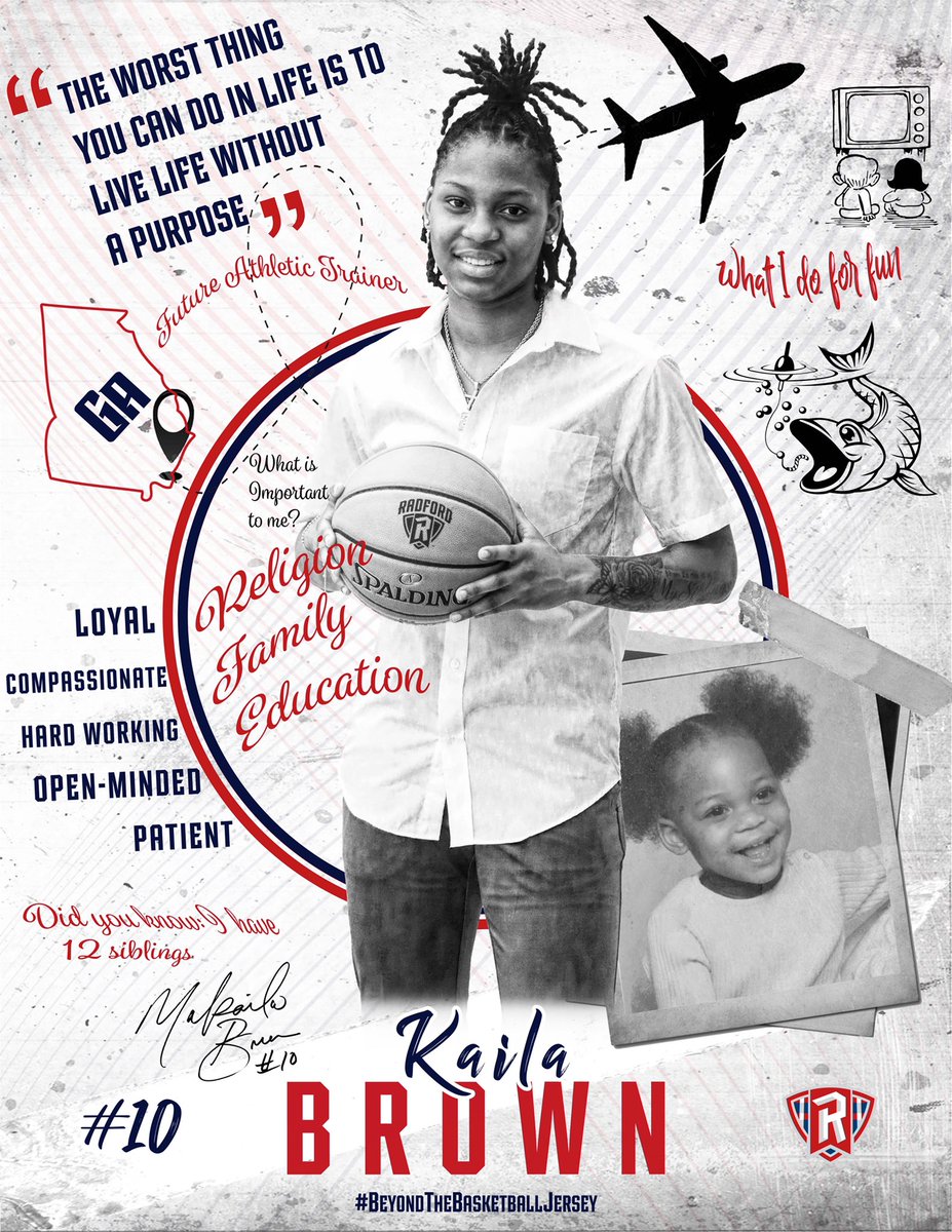 Today we start a series called #BeyondTheBasketballJersey, where you can get to know a little more about our team outside of basketball. Learn more about <a href="/ihoopkaila/">kaila🐐</a> today 🛡

#RadfordTough | #RiseAndDefend