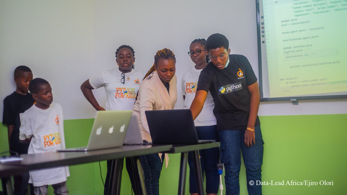 DataLead_Africa's tweet photo. After one month of learning codes and different functions in python, we graduated our first cohort of our Python for Kids summer bootcamp.
#Python4Kids #Programming #Programmers #Kids #families #DLA #DataLeadAfrica https://t.co/EEJnWz65Sh