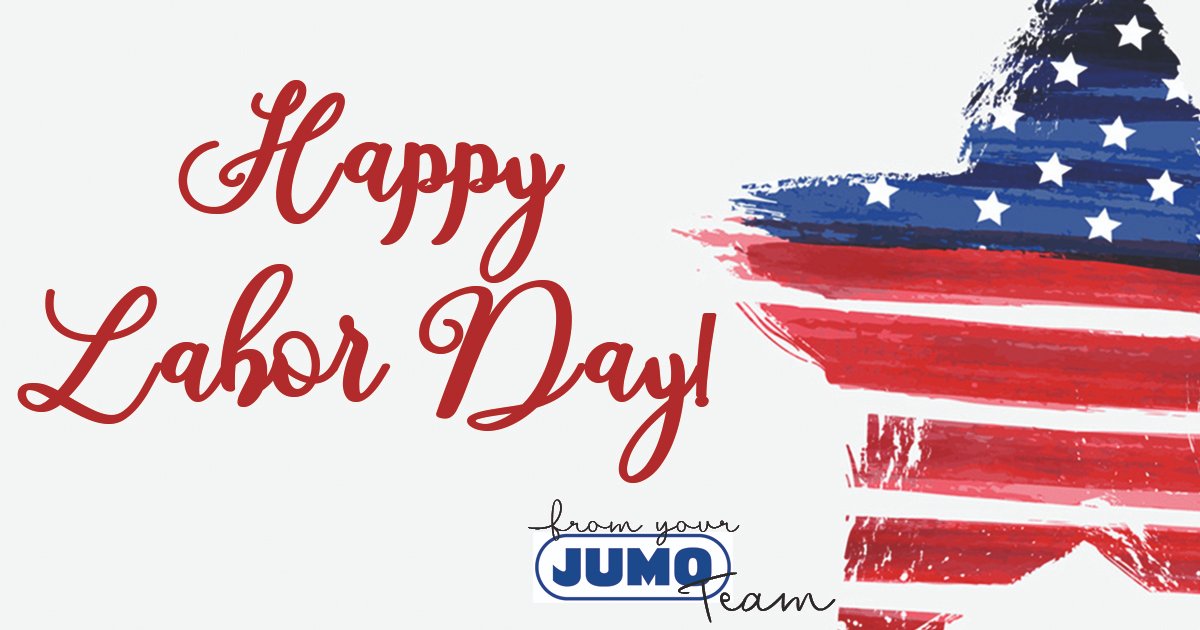 To our fantastic team here at JUMO USA: 
Your tireless hard work throughout the years, especially over the last 18 months, is the reason that we celebrate Labor Day. Thank you for pulling all the weight that you have.
We would like to wish everyone a happy Labor Day!