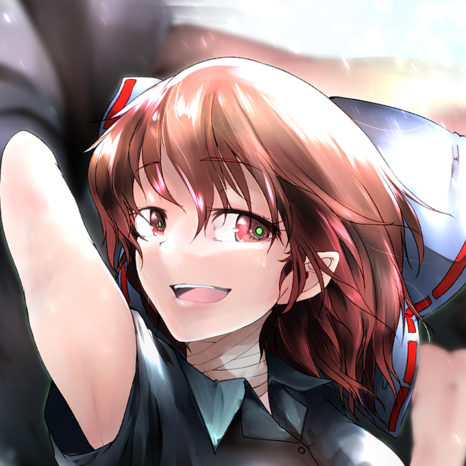 蛮奇ちゃんの顔アップ 