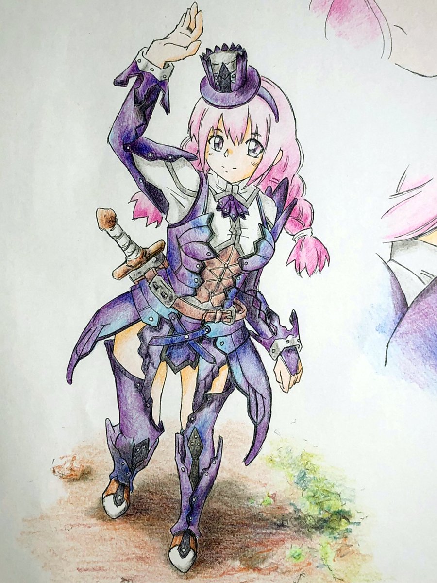 モンハン 同人 イラスト パピメル装備 手描き 手書き 大好評です 手書き