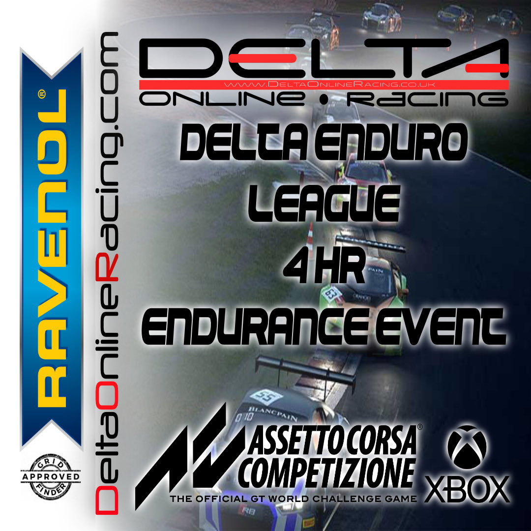 DOR_ACC's tweet image. WANT SOME #ACC ENDURANCE RACNG ON XBOX?
Delta 4H Championship with driver swap.

Suzuka - 20th September 2021
Silverstone - 4th October 2021
Bathurst - 18th October 2021
Spa - 1st November 2021
Monza - 15th November 2021

Full details: discord.gg/z6r3Brz97q
#Simracing #eSports
