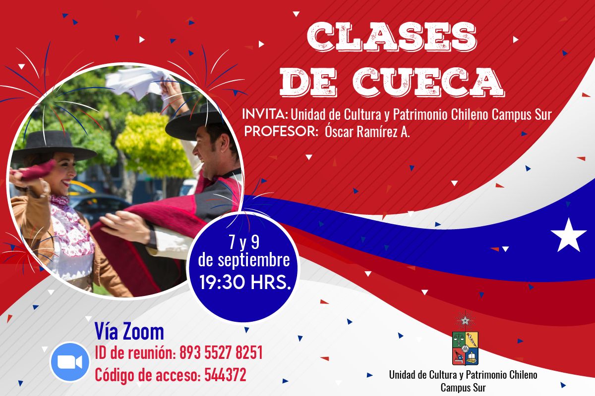 Ballet Folklórico Antumapu (@balletantumapu) on Twitter photo La Unidad de Cultura y Patrimonio Chileno del Campus Sur te invita a aprender nuestro baile nacional con clases de cuecas con el profesor Óscar Ramirez <a href="/agronomiauchile/">Agronomía UChile</a> <a href="/ForestalUChile/">Cs.Forestales UChile</a> #folklore La Unidad de Cultura y Patrimonio Chileno del Campus Sur te invita a aprender nuestro baile nacional con clases de cuecas con el profesor Óscar Ramirez <a href="/agronomiauchile/">Agronomía UChile</a> <a href="/ForestalUChile/">Cs.Forestales UChile</a> #folklore