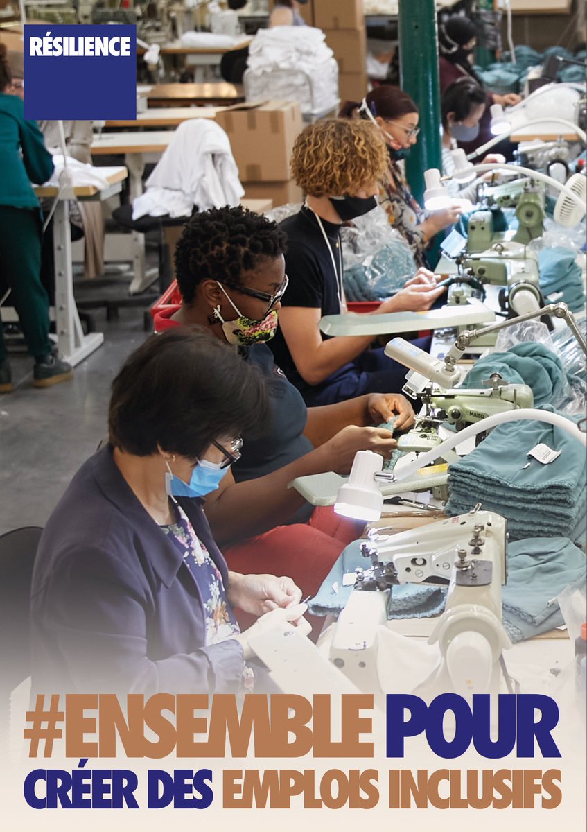 resilience_2020's tweet photo. ▶️ Acheteurs, Responsables RSE : Faire le choix de RÉSILIENCE pour votre confection, vos objets promotionnels 👕 soutenir 1 réseau unique
Un made in 🇫🇷 qui soutient la création d'emplois inclusifs
Soutenez le textile juste ♻️ info@projet-résilience.fr https://t.co/jIV26NPmxT