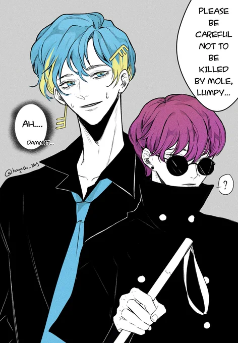 #htf擬人化 #HTF #happytreefriends I kinda notice that whenever they r together, Lumpy is always the one who accidentally get killed by Mole 