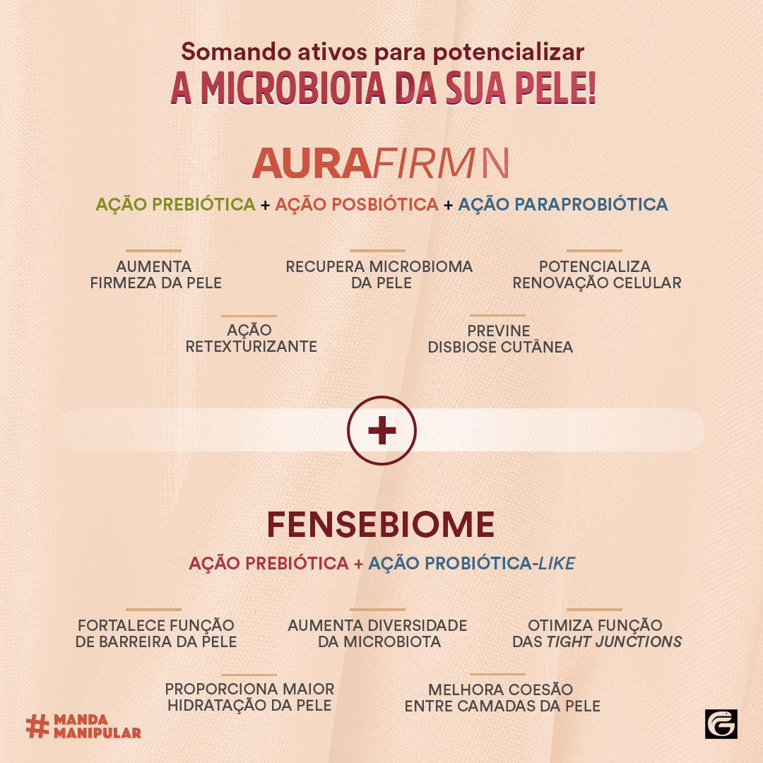 #Aurafirm N e #Fensebiome: Efeito sinérgico entre ativos que cuidam da microbiota da sua pele!

Fale com o profissional prescritor e com a farmácia de manipulação de sua preferência! Conte sempre com a excelência dos ativos #Galena! 😊

Saiba mais: bit.ly/3n8JDn8