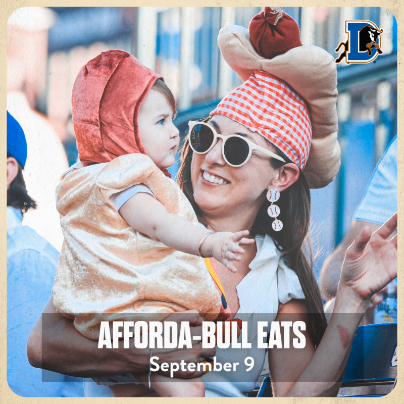 DurhamBulls's tweet photo. We're back in town Tuesday-Sunday for our 2nd-to-last homestand of the season!