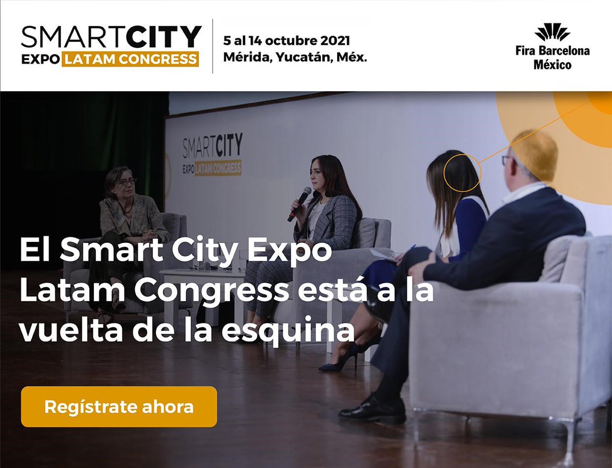 SCEBuenosAires's tweet image. ¡El evento que nos da la oportunidad de repensar el futuro de América Latina ya está aquí! @SmartCityLATAM llegó con más fuerza que nunca 💪🙌

Participa con tu organización 👉 smart-talk@mood-producciones.com
Regístrate 👉 lnkd.in/d3ttCyYb