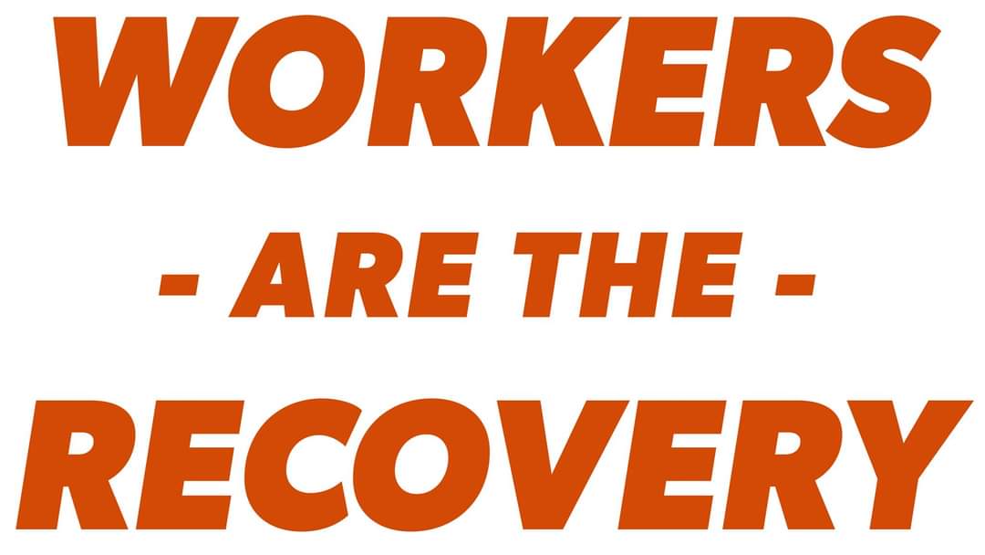 FredHahnCUPE's tweet photo. This #labourday2021 let's remember that its workers that have got us through sesesssive waves of #COVID19 - and that #WorkersAreTheRecovery - we will demand a #JustRecovery4All - #ThankYou to those working today and #happylabourday to all @CUPEOntario @OFLabour https://t.co/QFUGWLB8pd