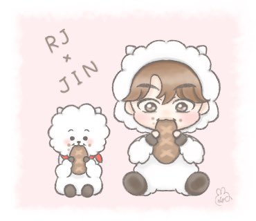 Twitter 上的 소아 そあ Rj Jin Rj Jin Bt21 Bts イラスト ファンアート 김석진 ジン ソクジン キムソクジン Eatjin T Co Ojxoua8igy Twitter