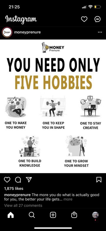 How many hobbies do you have? 🤨