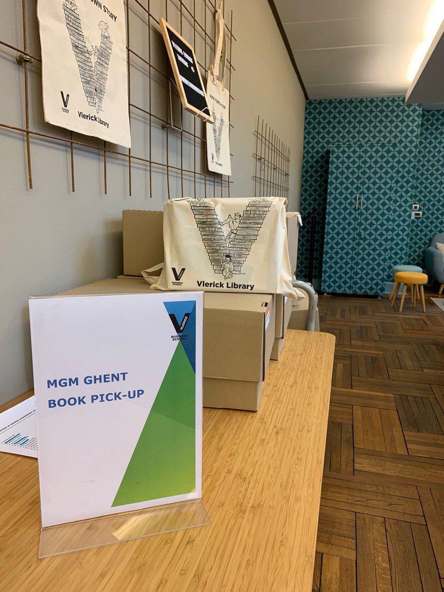 VlerickLibrary's tweet image. About last week... So grateful to welcome our Masters back at our @Vlerick campuses and what a joy offering their study books in brand new tote bags 😍 #bookpickup #VlerickLibrary #WriteYourOwnStory