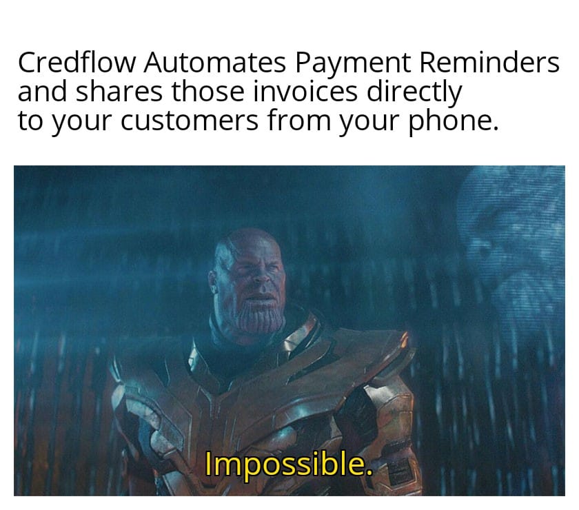 credflowapp's tweet photo. If you wish to share #Invoices from your #phone at any place, any time on any platform, #Credflow App has got you covered. It takes care of #payment reminders and lets you focus on the more pressing matters for your #business to grow. https://t.co/I8pwwuQVh7