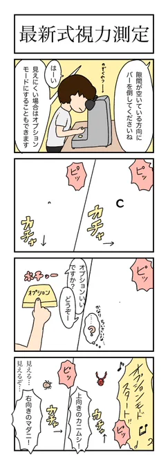 きょうは視力測定してきました 