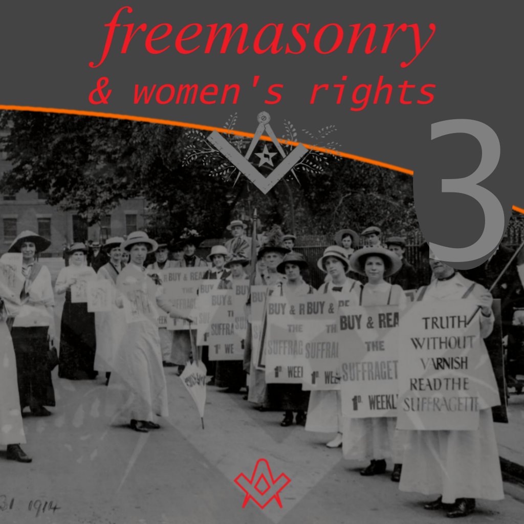 Freemasonry and Women's Rights - Part 3 - article in <a href="/TheSquareMag/">The Square Magazine</a> Did you know that #suffragettes who were #Freemasons marched in their #Masonic regalia during the Coronation Procession in 1911? #Freemasonry bit.ly/2YnnpTQ