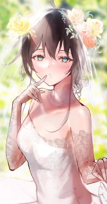 ホロライブ清楚担当さんの花嫁姿が突然見たくなったのでwip
もっと表情とか衣装を可愛くしないと本人の魅力には遠く及ばないなぁって感じ🥺 