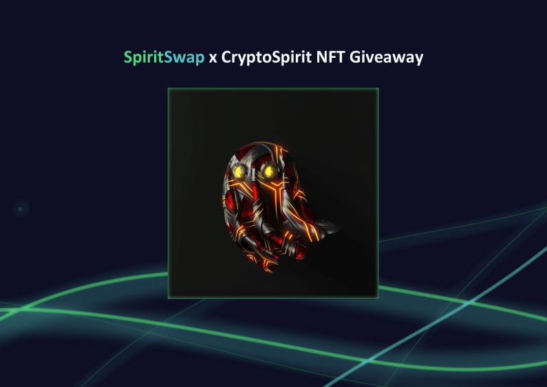 Community has spoken! 🧐

Participate for a chance to win CyberSpirit#1 ! 🔥😍

1⃣ Follow <a href="/CryptoSpiritFTM/">𝓒𝙧𝙮𝙥𝙩𝙤𝓢𝙥𝙞𝙧𝙞𝙩 👻</a> &amp; <a href="/Spirit_Swap/">SpiritSwap</a> 
2⃣ Quote Tweet with HashTags : #SpiritSwap #CryptoSpirits #NFT #Fantom #Giveaway $SPIRIT $FTM $ZOO

Results in 48h! 👀

May the spirit be with you !