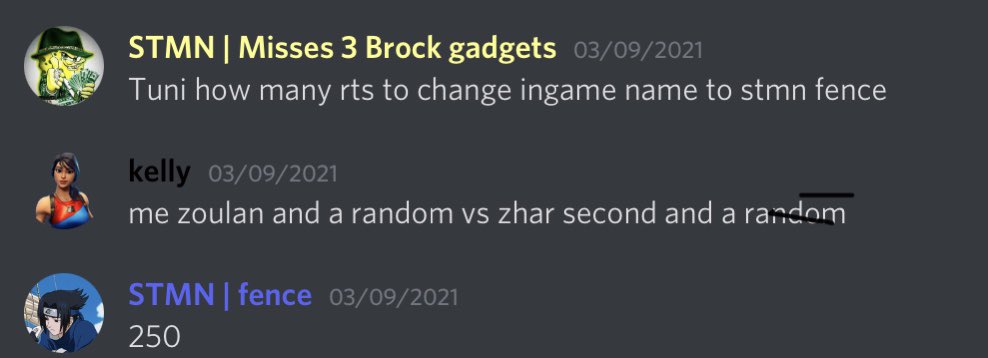 250 Rts and <a href="/Tuni_BS/">Tuni</a> changes his name to STMN | Fence 🚧🤝😈