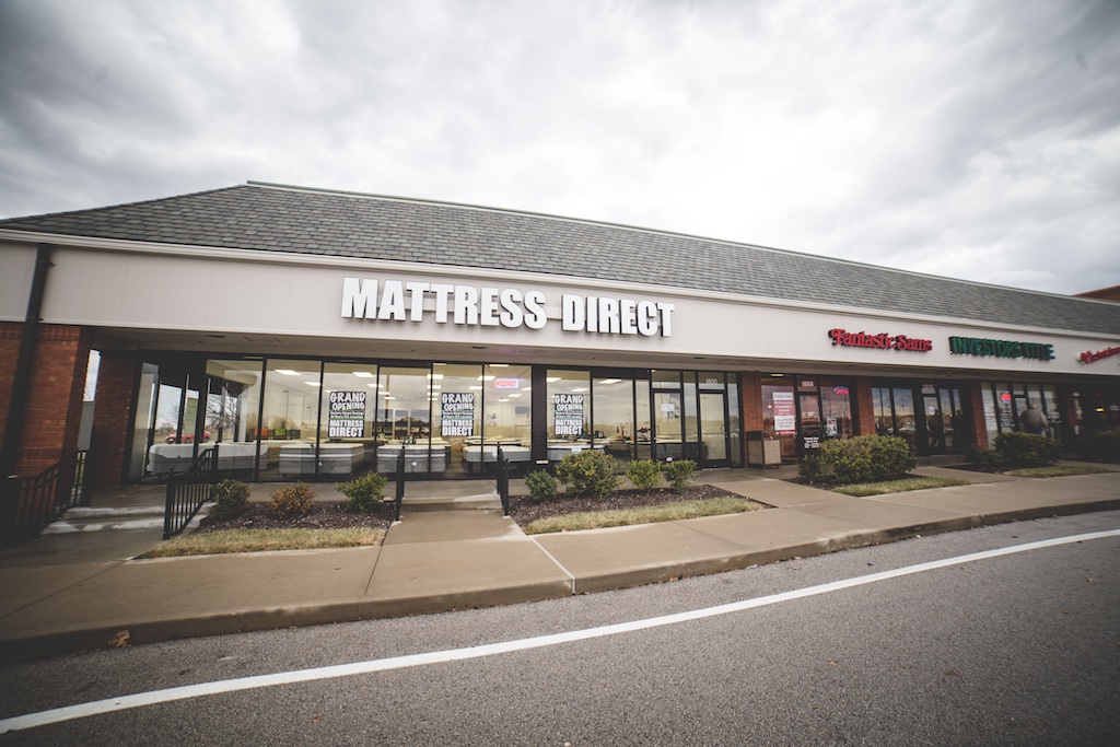Mattress Direct Wentzville
1800 Wentzville Parkway
Wentzville MO 63385
636-639-5360 

Today until 8PM

Conveniently located at the Northern end of the <a href="/dierbergs/">Dierbergs Markets</a> plaza. stlmattressdirect.com/wentzville