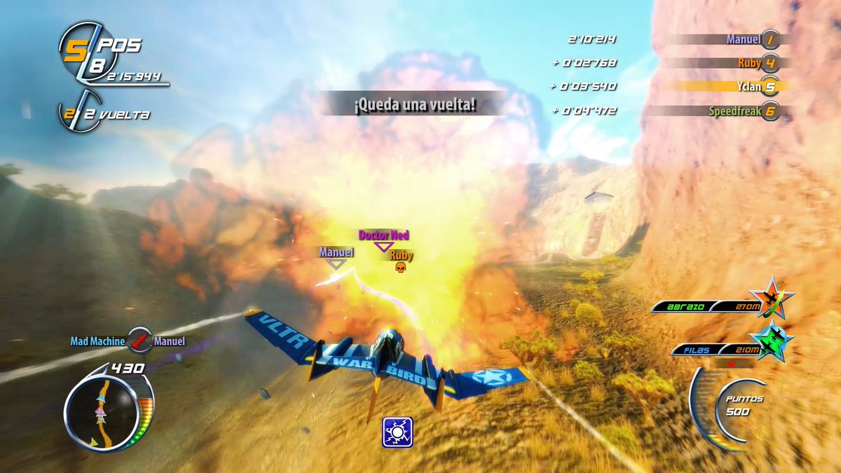 Yclan's tweet photo. 📝 #Análisis de #SkyDriftInfinity 💮
#Carreras de velocidad de aviación con un toque #arcade e infinita diversión con explosiones a mogollón

🌐Léelo: https://t.co/5WRmWzmI5E

#️⃣Tags: #review #shooter #action #Airracing #acrobatic #Steam #NintendoSwitch #PS4 #XboxOne @handy_games https://t.co/F8DG3W3rRT