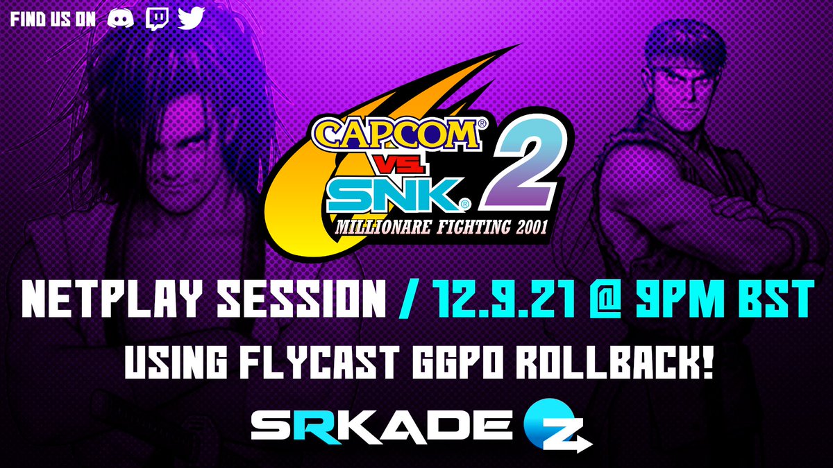 Fighting_Arcade's tweet image. This weekend will also be another casual testing session with some #CVS2 using the new #Flycast build! Again, setup guide and download package can be found in the Discord! Hope to see you there
