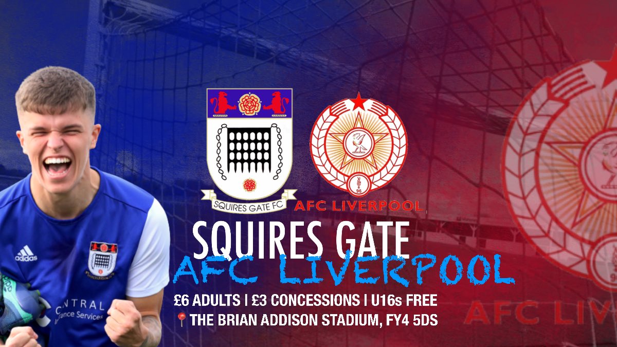 squiresgatefc's tweet photo. 🎫 | 𝐓𝐫𝐲 𝐍𝐨𝐧 𝐋𝐞𝐚𝐠𝐮𝐞. 𝐓𝐫𝐲 𝐒𝐪𝐮𝐢𝐫𝐞𝐬 𝐆𝐚𝐭𝐞!

We're giving away 𝗧𝗪𝗢 𝗙𝗥𝗘𝗘 𝗧𝗜𝗖𝗞𝗘𝗧𝗦 for tomorrow night's game against @AFCLiverpool! 

All you have to do is 𝗥𝗘𝗧𝗪𝗘𝗘𝗧 this tweet. Winner announced at 1pm tomorrow afternoon.

🔷️ #WeAreGate https://t.co/sfliqsfPKw