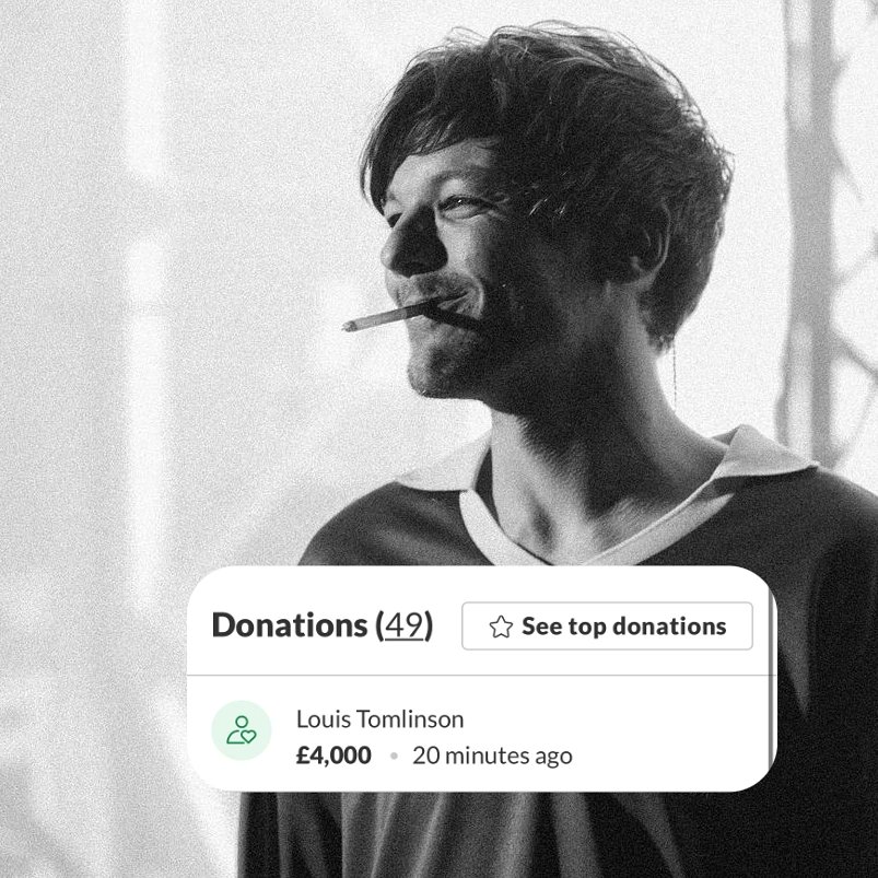 Maruja_Band's tweet image. Yo WHAT!
A huge thank you to @Louis_Tomlinson who just donated £4,000 to our GofundMe. What a Legend!