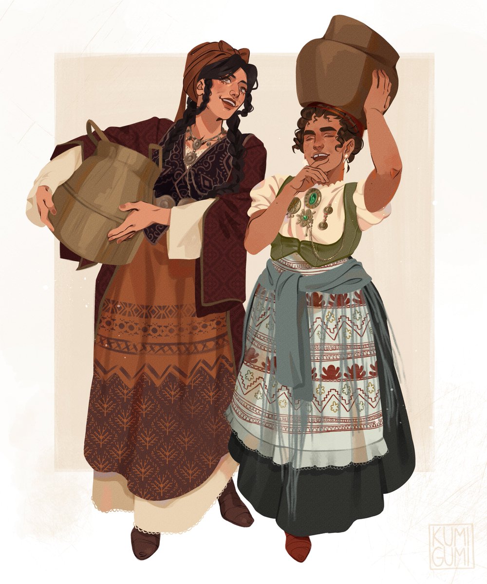 Some greek #girlfriends I drew a few days ago 🌈💖