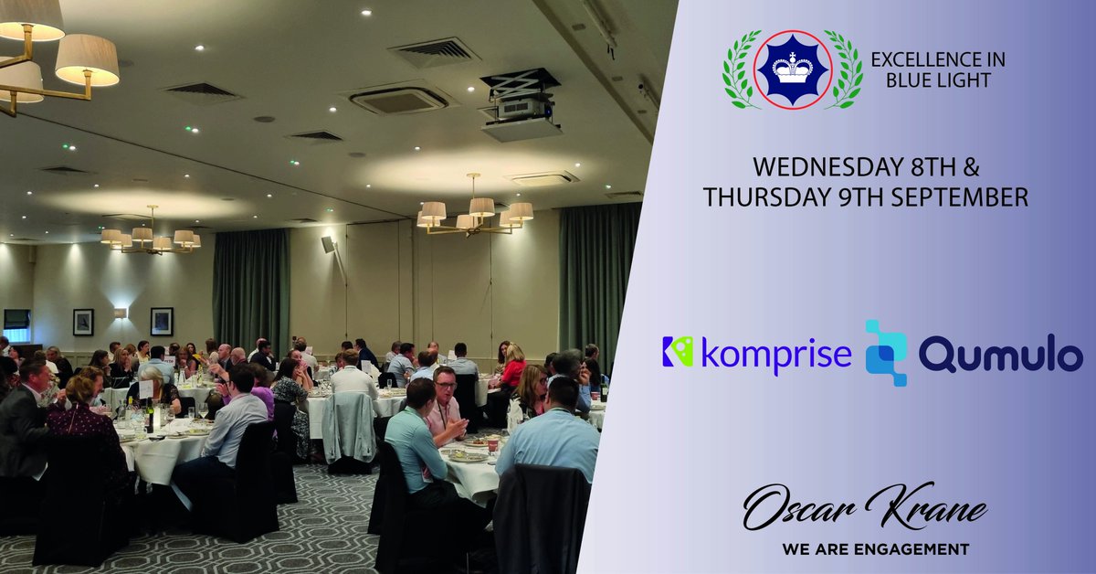 Excellence In Blue Light (@eibluelight) on Twitter photo Looking forward to welcoming the <a href="/Komprise/">Komprise</a> and <a href="/qumulo/">Qumulo</a> teams to the event this week. It's going to be a busy couple of days. #networking #Events #EmergencyServices Looking forward to welcoming the <a href="/Komprise/">Komprise</a> and <a href="/qumulo/">Qumulo</a> teams to the event this week. It's going to be a busy couple of days. #networking #Events #EmergencyServices