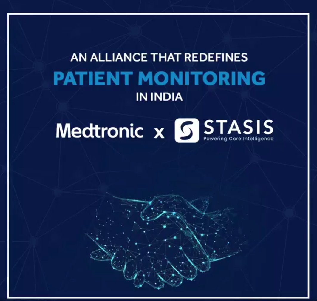 BioscienceLA (@biosciencela) on Twitter photo <a href="/Medtronic/">Medtronic</a> on Thursday announced a strategic partnership with <a href="/stasislabs/">Stasis Labs</a> to scale up and expand access for their #StasisMonitor- a connected care bedside multi-parameter monitoring system.
Congrats <a href="/MichaelMaylahn/">Michael Maylahn</a> & <a href="/dseemakurty/">Dinesh</a>
bit.ly/3jLWIQZ <a href="/Medtronic/">Medtronic</a> on Thursday announced a strategic partnership with <a href="/stasislabs/">Stasis Labs</a> to scale up and expand access for their #StasisMonitor- a connected care bedside multi-parameter monitoring system.
Congrats <a href="/MichaelMaylahn/">Michael Maylahn</a> & <a href="/dseemakurty/">Dinesh</a>
bit.ly/3jLWIQZ