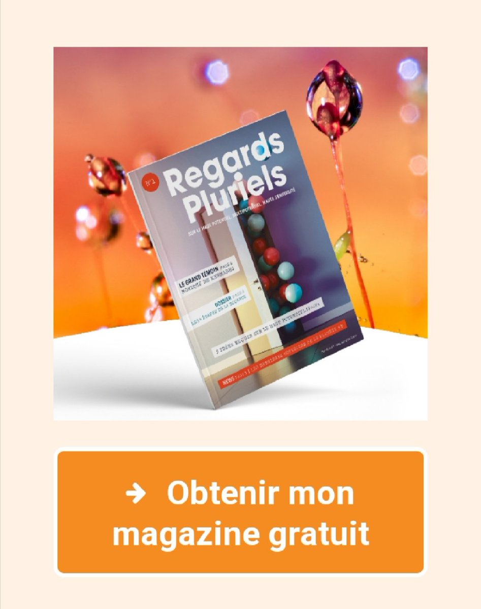 Gratuit! Téléchargez le 1er numéro du nouveau magazine #RegardsPluriels sur le #hautpotentiel et l'#hypersensibilité, par l'équipe de #nathaliealsteen
#HPI #douance #zèbre #surdoué #multipotentiel #hypersensible  congres-douance.info/telechargez-le…