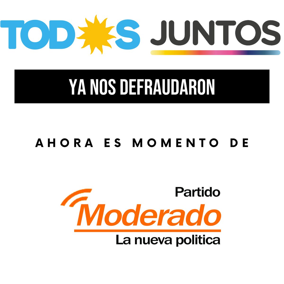 moderadook's tweet photo. Ni Macristas, ni Socialistas ni Kirchneristas. En rosario todos fracasaron.
#VotaDistinto 
#LaNuevaPolitica
#UnaNuevaOportunidad https://t.co/OKEQfYy8ZU
