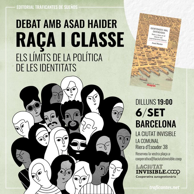 Traficantes_Ed's tweet photo. Sabías que el movimiento por los derechos civiles fue en realidad el equivalente estadounidense + cercano a los movimientos de masas de trabajadores en la Europa de posguerra.

Sobre esto y mucho más estará charlando Asad Haider esta tarde en @ciutatinvisible #LaComunal a las 19h https://t.co/fniHTlG5Sd
