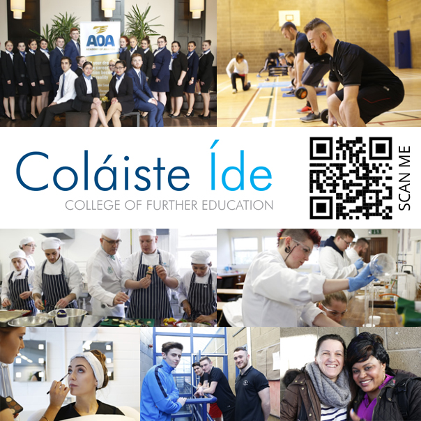 Apply online now for our courses @ colaisteide.ie - Coláiste Íde College of Further Education Finglas 

#careersportal #colaisteide #FET #CDETB #careersportal #FurtherEducation #skillstoadvance #apprenticeships #itec #preuniversity