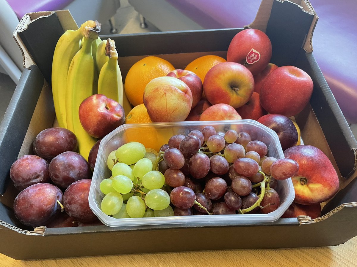 Fruit basket for Ocean B today from a kind family member! #teamsurgery