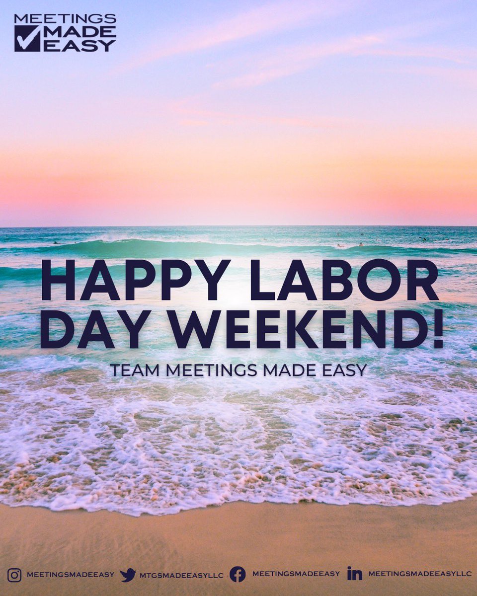 Enjoying one more day before things get VERY busy!! Wishing you the same relaxation followed by busyness!!
#RFP #yourmeetingbroker #tannapearman