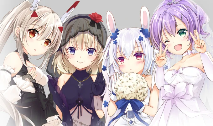 おめでとう! #アズールレーン #碧蓝航线 #アズレン4周年 #アズレン4周年アート 